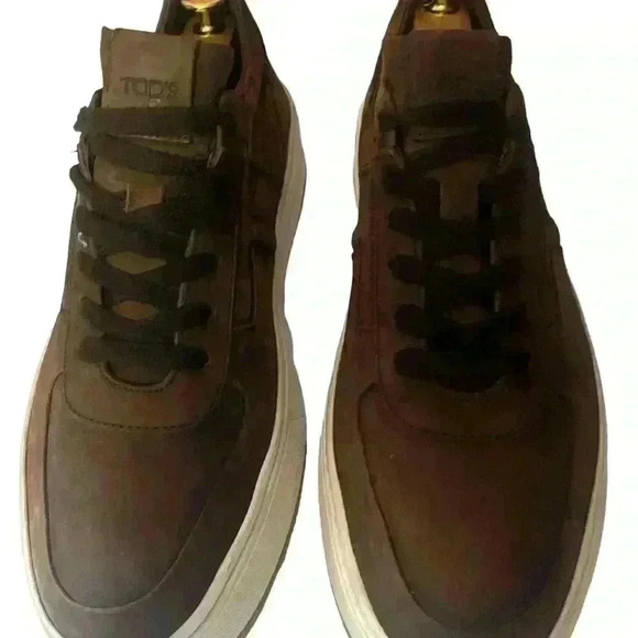Tod’s - Men’s Brown Nubuck Sneakers Size 8.5/US 10/ EUR 42.5- 43 main image 11